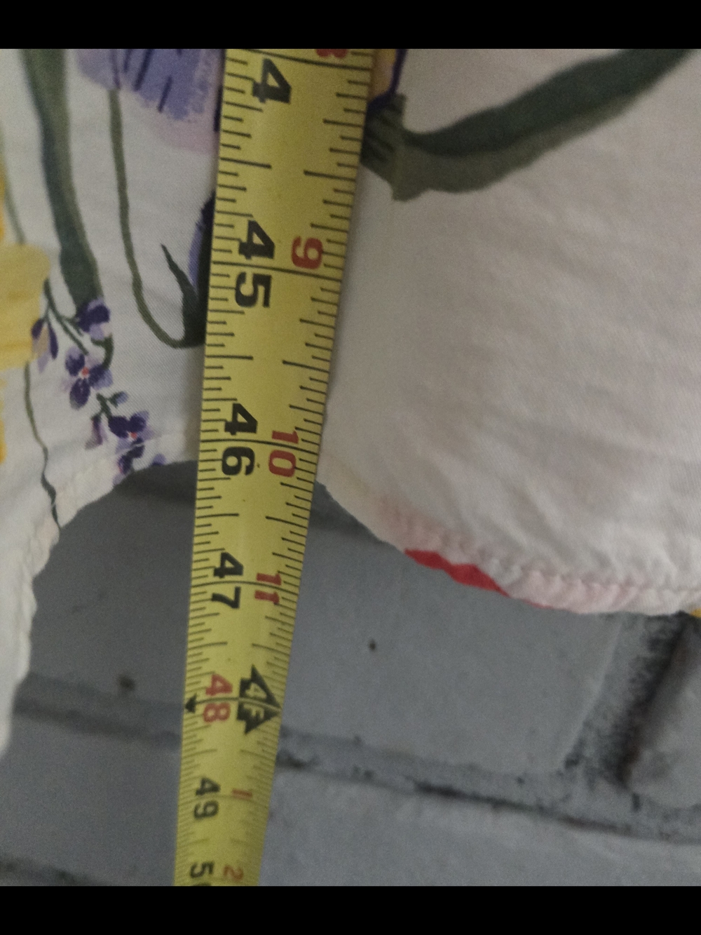 Old Navy White Floral Maxi Dress with Pink, Purple & Yellow Accents - Picture 5 of 6